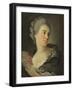 Portrait of Marie-Thérèse Colombe-Jean-Honoré Fragonard-Framed Giclee Print