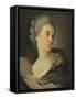 Portrait of Marie-Thérèse Colombe-Jean-Honoré Fragonard-Framed Stretched Canvas