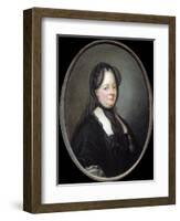 Portrait of Marie Therese of Austria by Joseph Ducreux-null-Framed Giclee Print