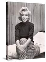 Portrait of Marilyn Monroe at Home-Alfred Eisenstaedt-Stretched Canvas