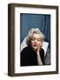 Portrait of Marilyn Monroe on Patio Outside of Her Home-Alfred Eisenstaedt-Framed Photographic Print