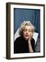 Portrait of Marilyn Monroe on Patio Outside of Her Home-Alfred Eisenstaedt-Framed Photographic Print