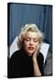 Portrait of Marilyn Monroe on Patio Outside of Her Home-Alfred Eisenstaedt-Stretched Canvas