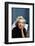Portrait of Marilyn Monroe on Patio Outside of Her Home-Alfred Eisenstaedt-Framed Premium Photographic Print