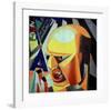 Portrait of Marinetti-Enrico Prampolini-Framed Art Print