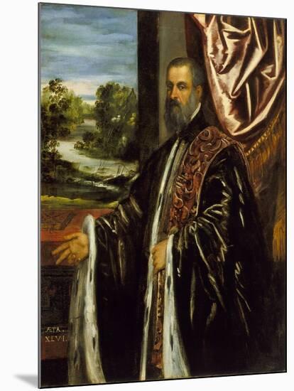 Portrait of Marino Grimani, 1578-Jacopo Robusti Tintoretto-Mounted Giclee Print