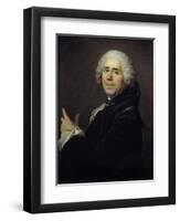 Portrait of Marivaux by Louis Michel Van Loo-null-Framed Giclee Print