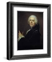 Portrait of Marivaux by Louis Michel Van Loo-null-Framed Giclee Print