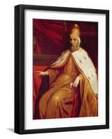 Portrait of Mark-Anthony Trevisan, the Doge of Venise or Genoa (Oil on Canvas)-Titian (c 1488-1576)-Framed Giclee Print