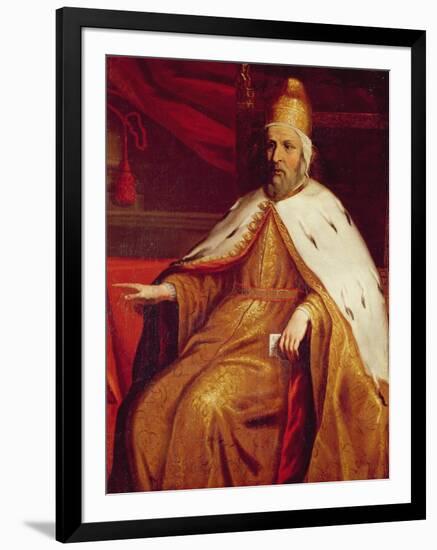 Portrait of Mark-Anthony Trevisan, the Doge of Venise or Genoa (Oil on Canvas)-Titian (c 1488-1576)-Framed Giclee Print