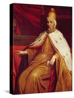 Portrait of Mark-Anthony Trevisan, the Doge of Venise or Genoa (Oil on Canvas)-Titian (c 1488-1576)-Stretched Canvas