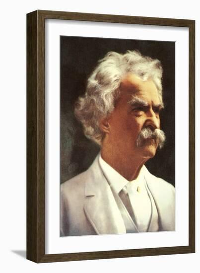 Portrait of Mark Twain-null-Framed Art Print