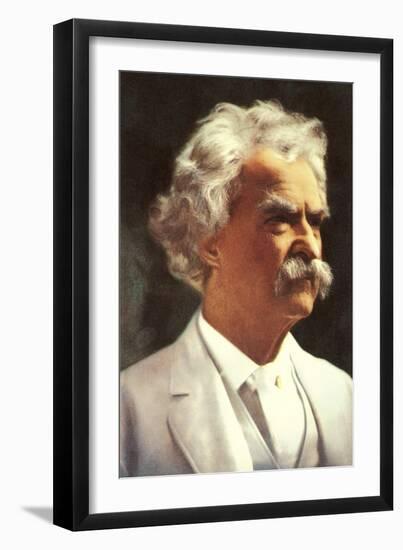 Portrait of Mark Twain-null-Framed Art Print