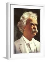 Portrait of Mark Twain-null-Framed Art Print