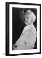 Portrait of Mark Twain-null-Framed Art Print