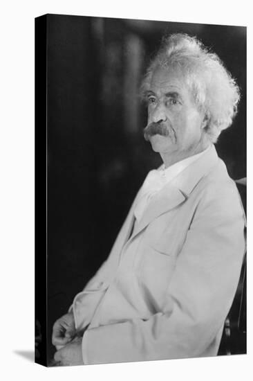 Portrait of Mark Twain-null-Stretched Canvas