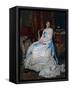 Portrait of Marquesa De Manzanedo, 1872-Jean Louis Ernest Meissonier-Framed Stretched Canvas