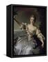 Portrait of Marquise D'Antin-Jean-Marc Nattier-Framed Stretched Canvas