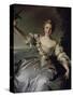 Portrait of Marquise D'Antin-Jean-Marc Nattier-Stretched Canvas