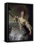 Portrait of Marquise D'Antin-Jean-Marc Nattier-Framed Stretched Canvas