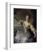 Portrait of Marquise D'Antin-Jean-Marc Nattier-Framed Giclee Print