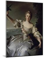 Portrait of Marquise D'Antin-Jean-Marc Nattier-Mounted Giclee Print