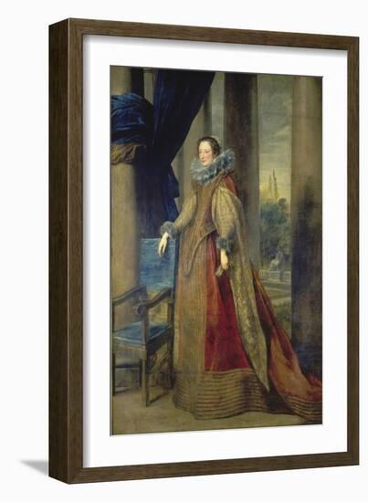 Portrait of Marquise Geromina Spinola - Doria Von Genua-Sir Anthony Van Dyck-Framed Giclee Print