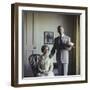 Portrait of Married American Comedians Gracie Allen and George Burns-Allan Grant-Framed Photographic Print