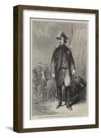 Portrait of Marshal Canrobert, for the Gallery of Versailles-Jean Adolphe Beauce-Framed Giclee Print