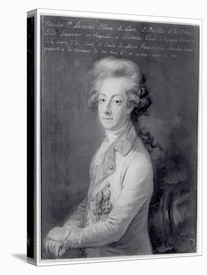 Portrait of Marshal Charles-Joseph Prince de Ligne-Edmond Leclerq-Stretched Canvas
