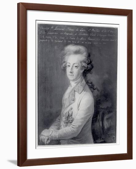 Portrait of Marshal Charles-Joseph Prince de Ligne-Edmond Leclerq-Framed Giclee Print