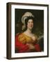 Portrait of Marshal Lanne's Wife (Oil on Canvas)-Antoine Jean Gros-Framed Giclee Print