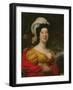 Portrait of Marshal Lanne's Wife (Oil on Canvas)-Antoine Jean Gros-Framed Giclee Print