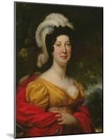 Portrait of Marshal Lanne's Wife (Oil on Canvas)-Antoine Jean Gros-Mounted Giclee Print