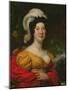 Portrait of Marshal Lanne's Wife (Oil on Canvas)-Antoine Jean Gros-Mounted Giclee Print