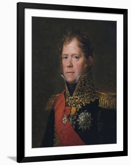 Portrait of Marshal Michel Ney (1769-181), Ca 1805-François Pascal Simon Gérard-Framed Giclee Print