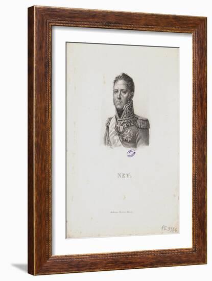 Portrait of Marshal Michel Ney, 1814-Francois Pascal Simon Gerard-Framed Giclee Print