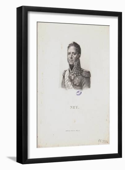 Portrait of Marshal Michel Ney, 1814-Francois Pascal Simon Gerard-Framed Giclee Print