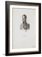 Portrait of Marshal Michel Ney, 1814-Francois Pascal Simon Gerard-Framed Giclee Print