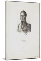 Portrait of Marshal Michel Ney, 1814-Francois Pascal Simon Gerard-Mounted Giclee Print