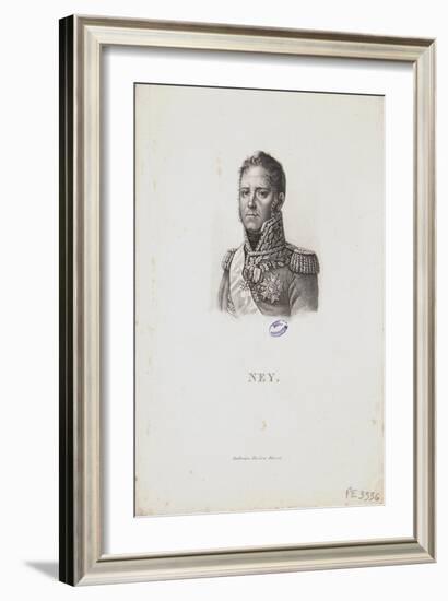 Portrait of Marshal Michel Ney, 1814-Francois Pascal Simon Gerard-Framed Giclee Print