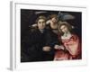 Portrait of Marsilio Cassotti and His Bride Faustina-Lorenzo Lotto-Framed Giclee Print