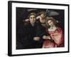 Portrait of Marsilio Cassotti and His Bride Faustina-Lorenzo Lotto-Framed Giclee Print