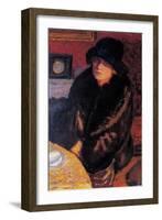 Portrait of Marta Bonnard-Pierre Bonnard-Framed Giclee Print