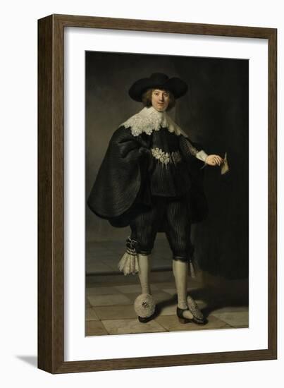 Portrait of Marten Soolmans, 1634-Rembrandt Harmensz. van Rijn-Framed Giclee Print