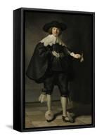 Portrait of Marten Soolmans, 1634-Rembrandt Harmensz. van Rijn-Framed Stretched Canvas