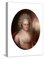 Portrait of Martha Washington (1731-180)-Rembrandt Peale-Stretched Canvas