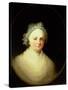 Portrait of Martha Washington-Jane Stuart-Stretched Canvas