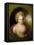 Portrait of Martha Washington-Rembrandt Peale-Framed Stretched Canvas