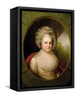 Portrait of Martha Washington-Rembrandt Peale-Framed Stretched Canvas